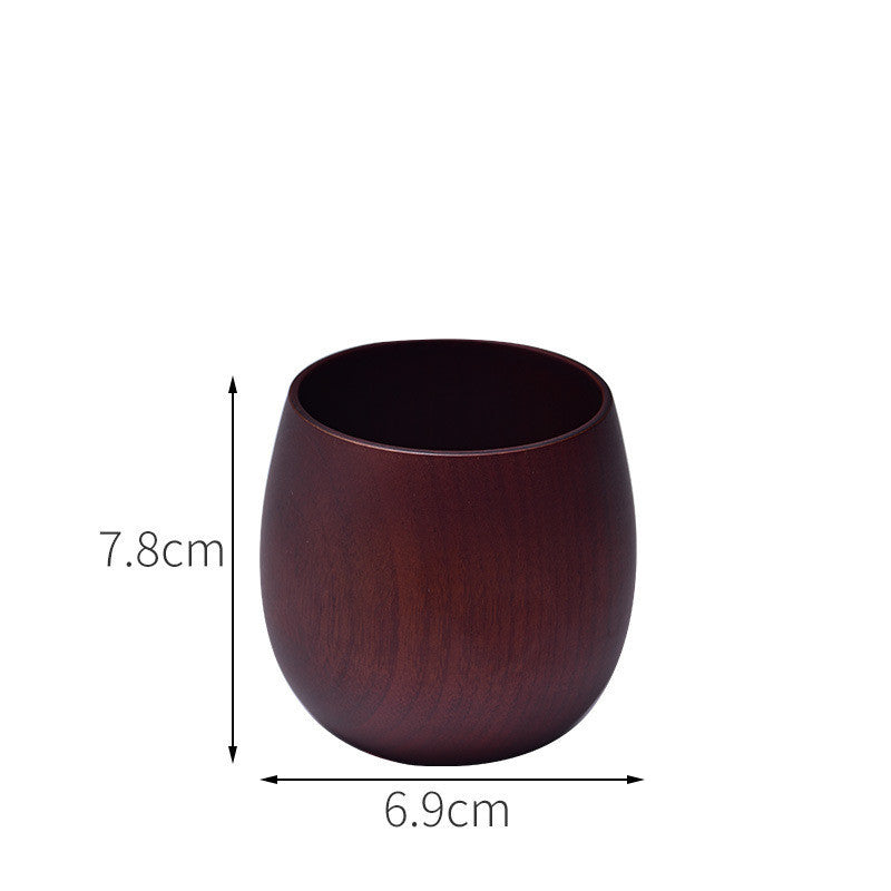 Anti-scald Wooden Tea Cups & Goblets