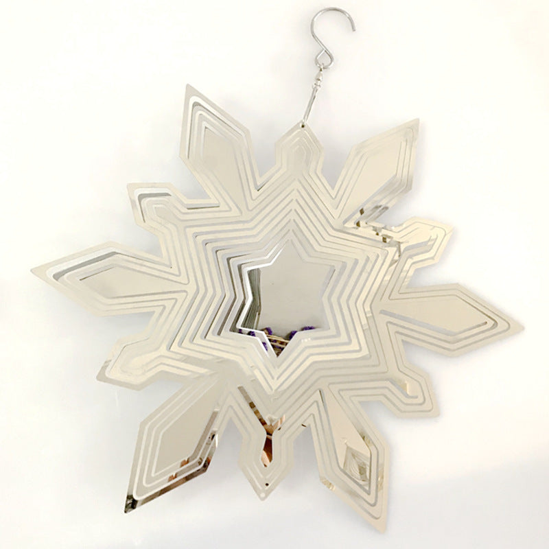 Stainless Steel Snowflake Ornament