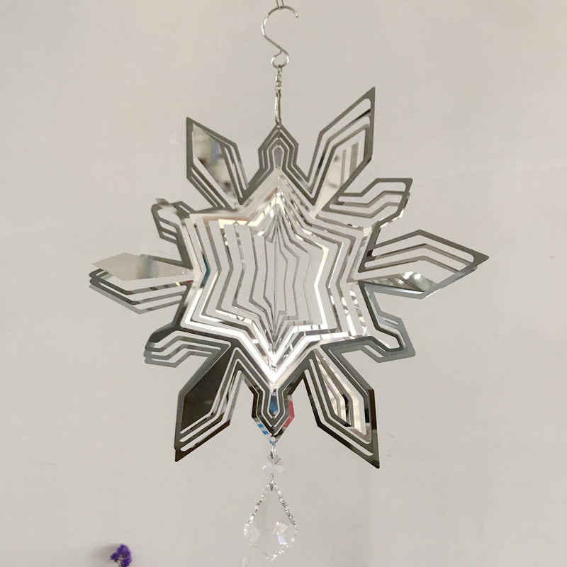 Stainless Steel Snowflake Ornament