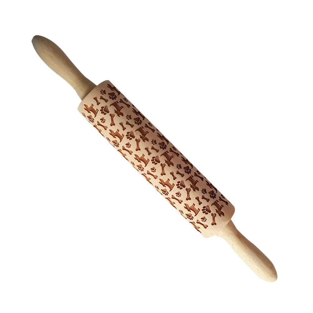 Festive Embossing Rolling Pin