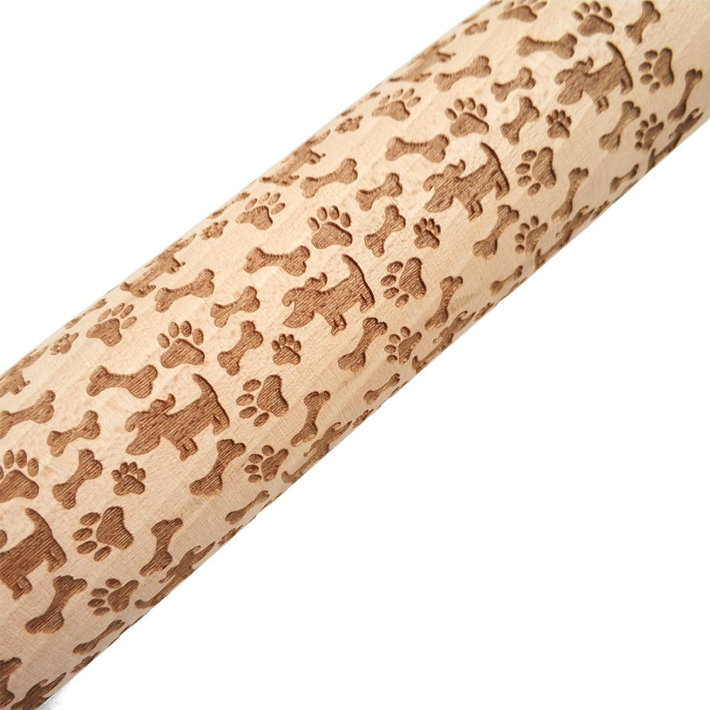 Festive Embossing Rolling Pin
