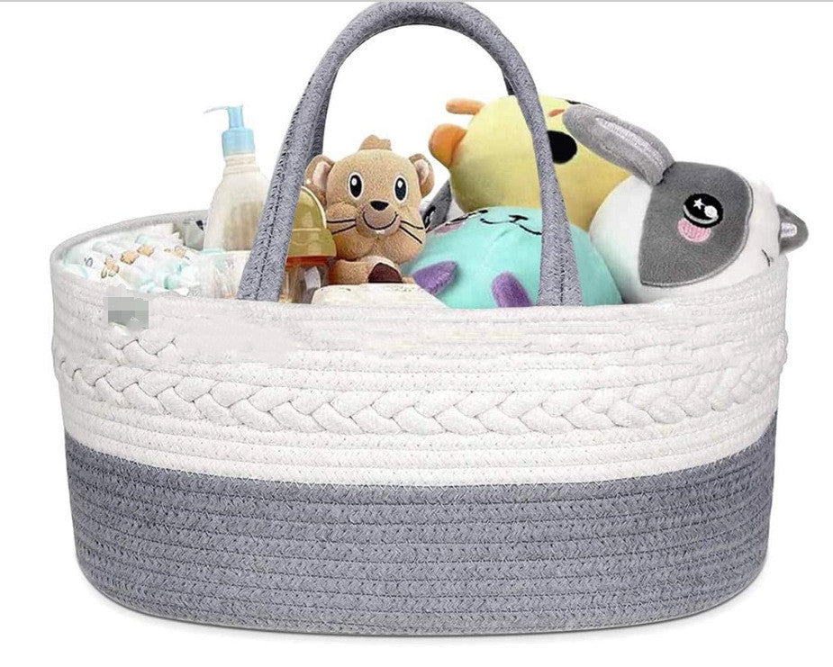 Woven Cotton Diaper Bag