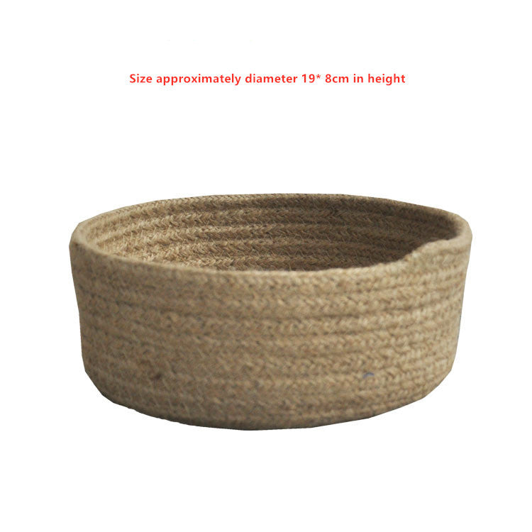 Handmade Jute Storage Basket