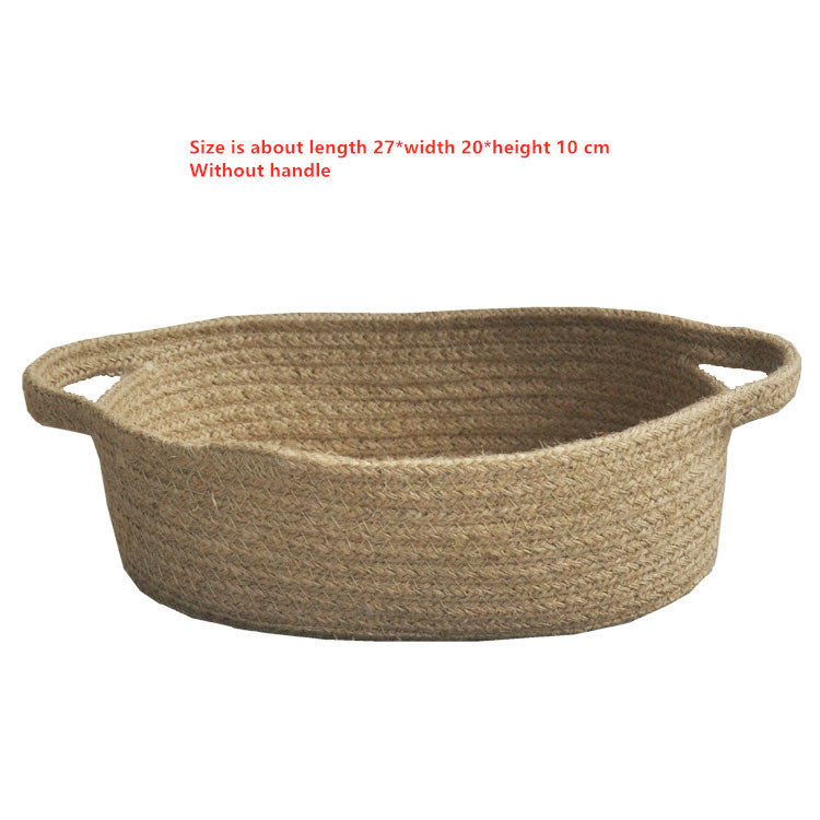 Handmade Jute Storage Basket