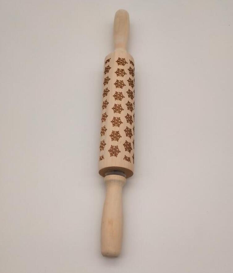 Festive Embossing Rolling Pin