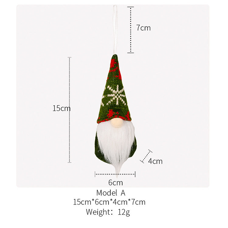 Knitted Gnome Christmas Decoration
