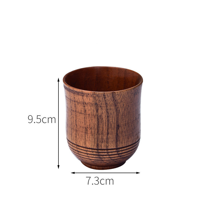 Anti-scald Wooden Tea Cups & Goblets