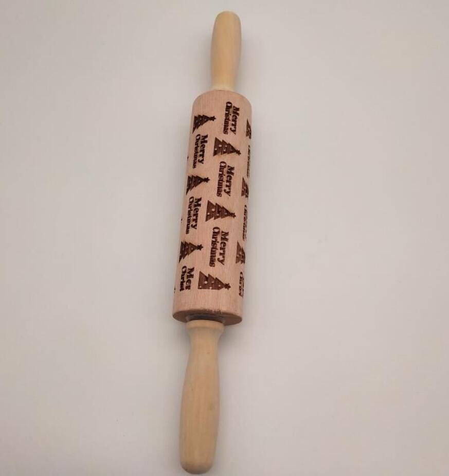 Festive Embossing Rolling Pin