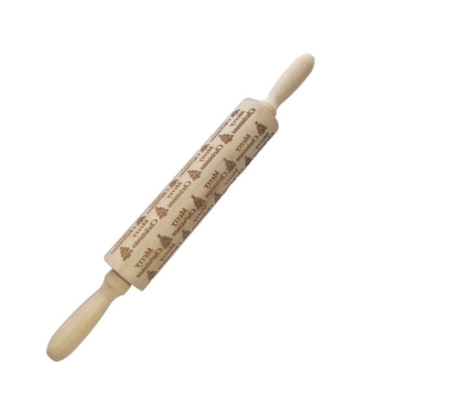 Festive Embossing Rolling Pin