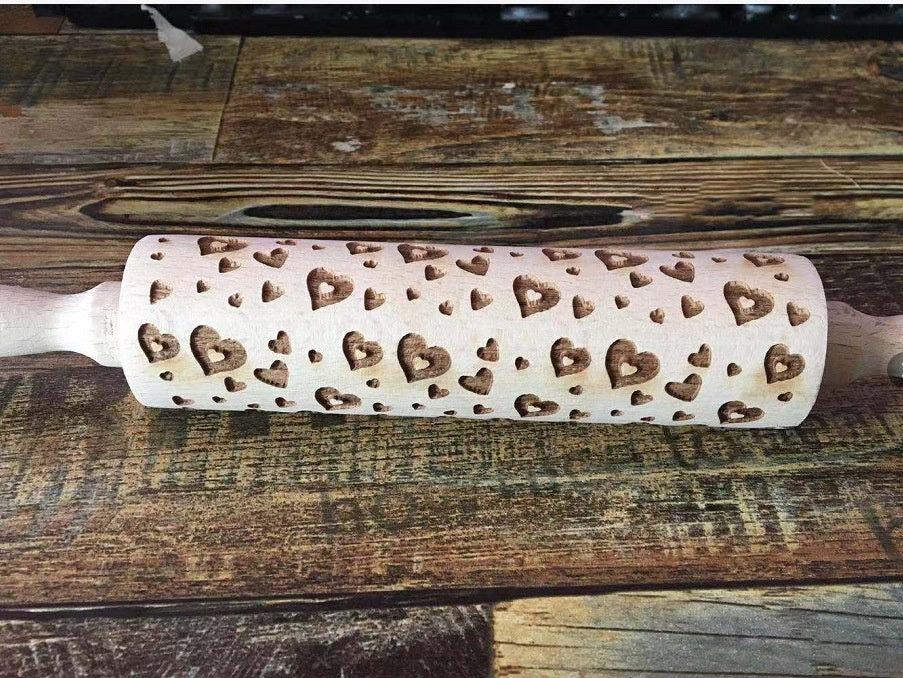 Festive Embossing Rolling Pin