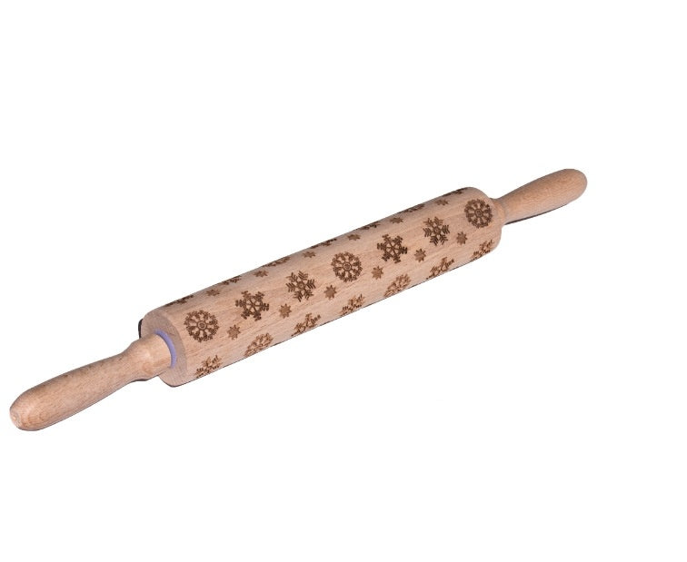 Festive Embossing Rolling Pin