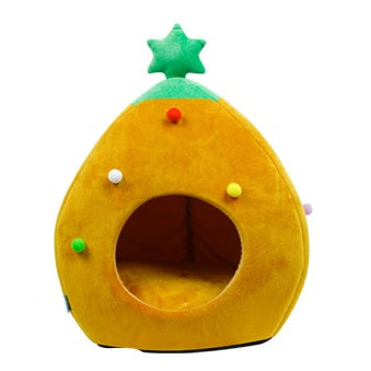 Christmas Tree Pet Bed