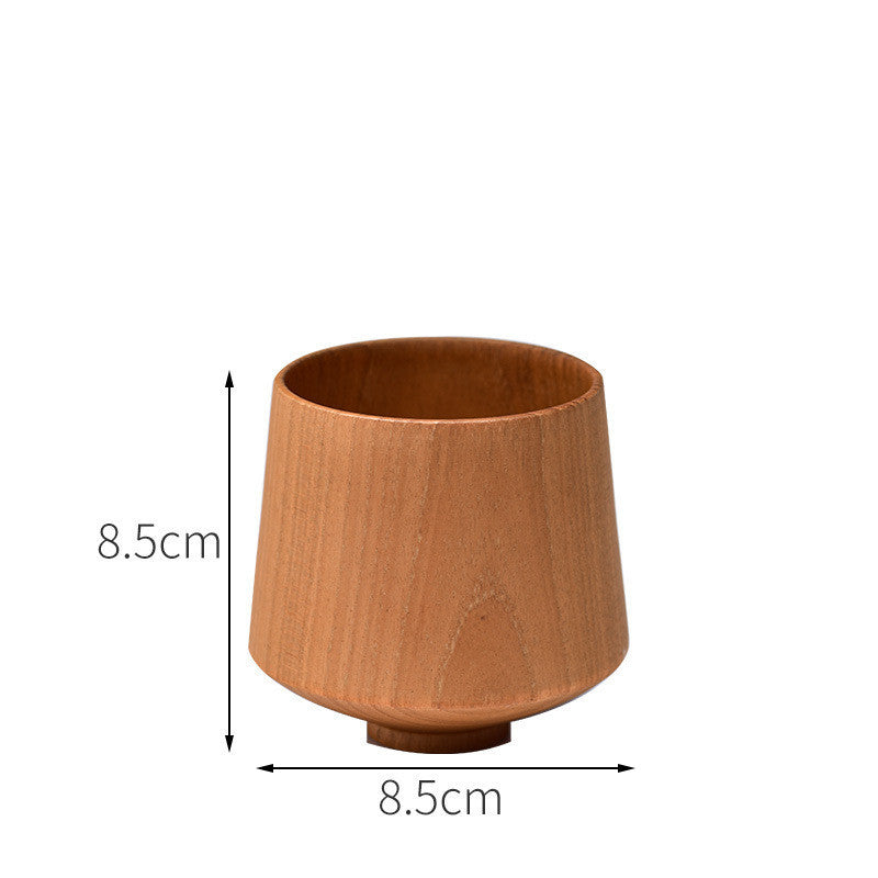 Anti-scald Wooden Tea Cups & Goblets