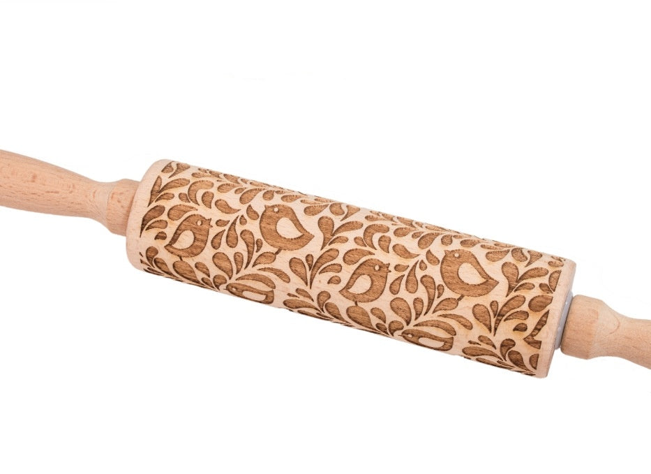 Festive Embossing Rolling Pin
