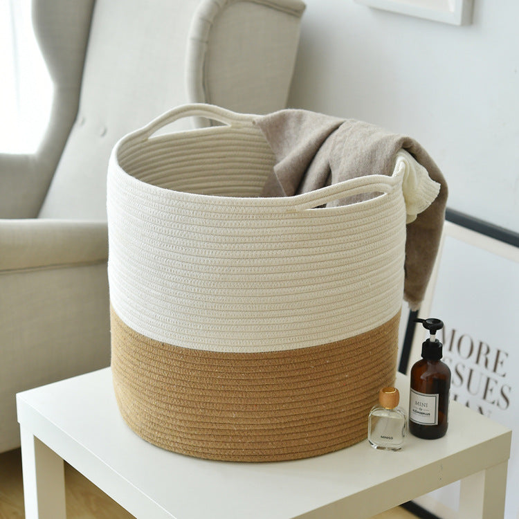 Cotton Cord Woven Storage Basket