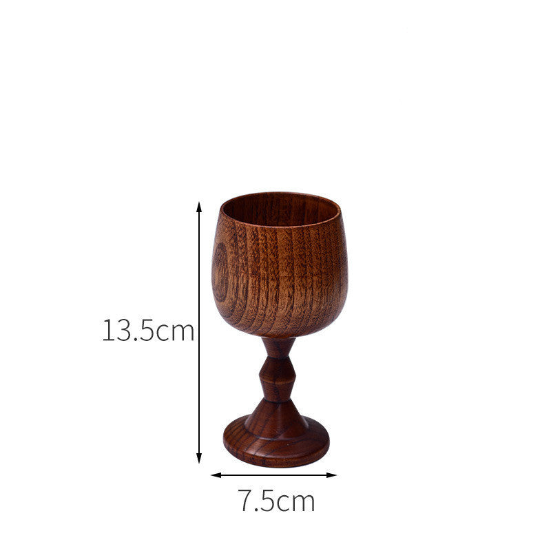 Anti-scald Wooden Tea Cups & Goblets