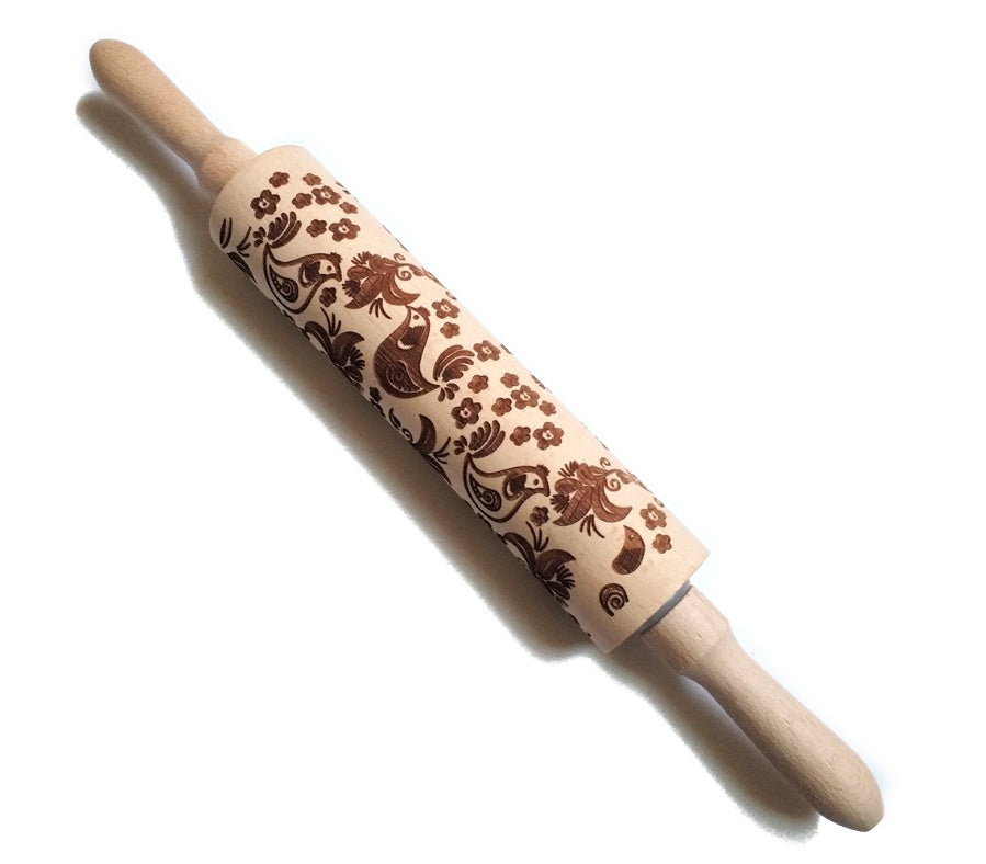 Festive Embossing Rolling Pin
