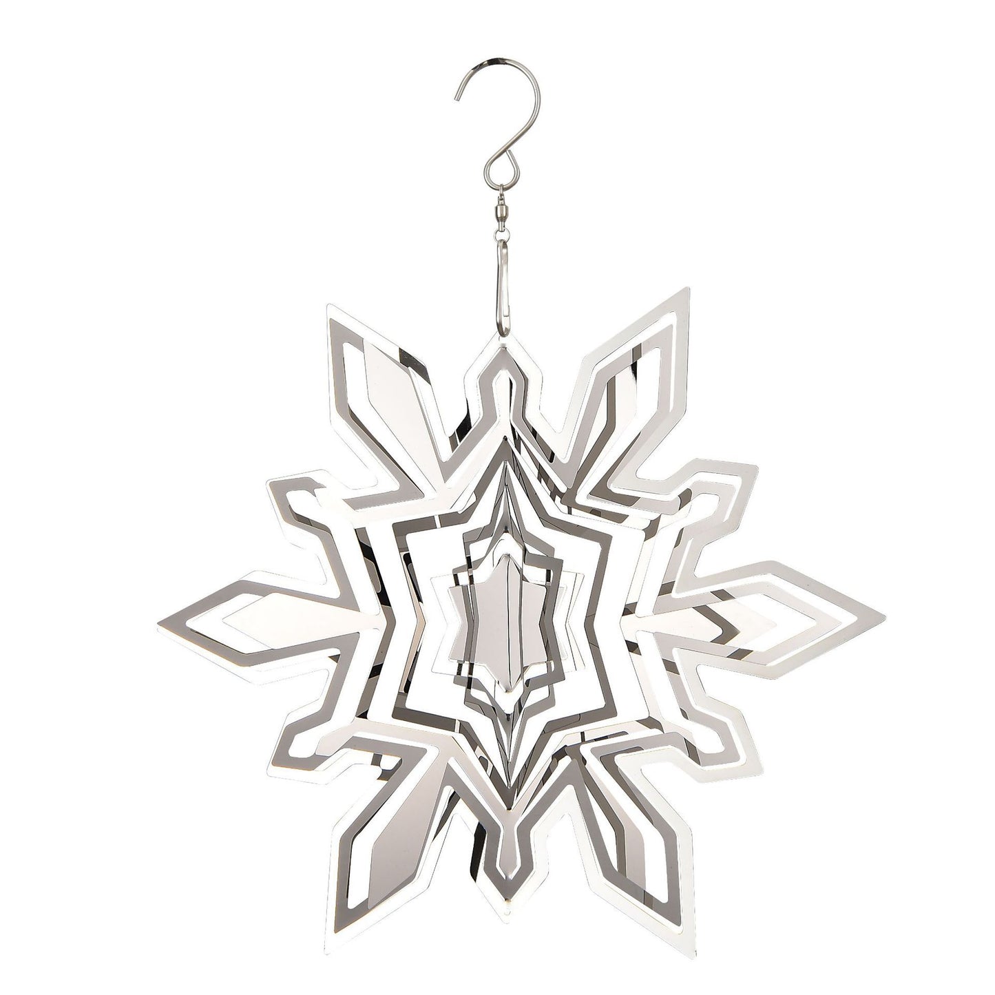 Stainless Steel Snowflake Ornament