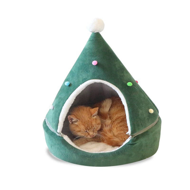 Christmas Tree Pet Bed