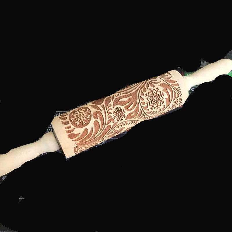 Festive Embossing Rolling Pin