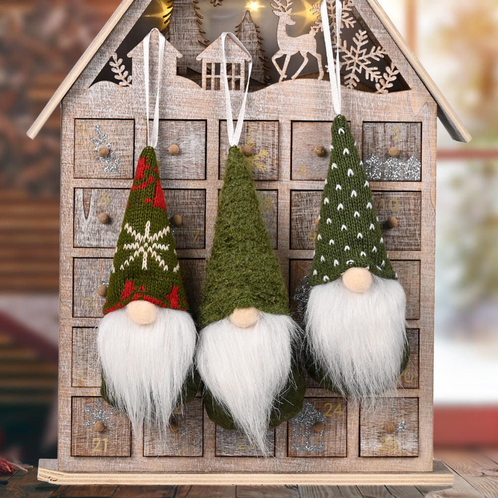Knitted Gnome Christmas Decoration