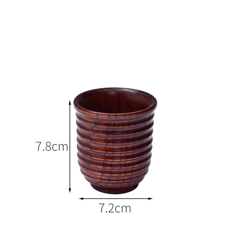 Anti-scald Wooden Tea Cups & Goblets