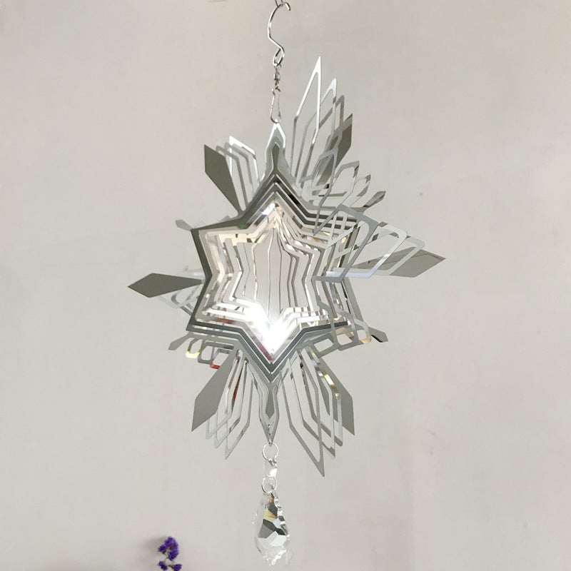 Stainless Steel Snowflake Ornament