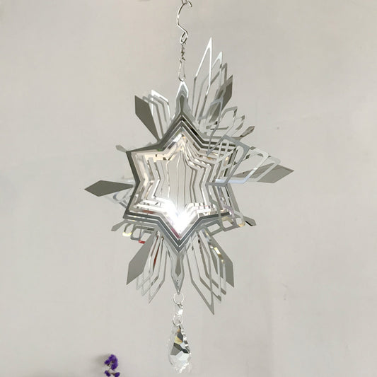 Stainless Steel Snowflake Ornament