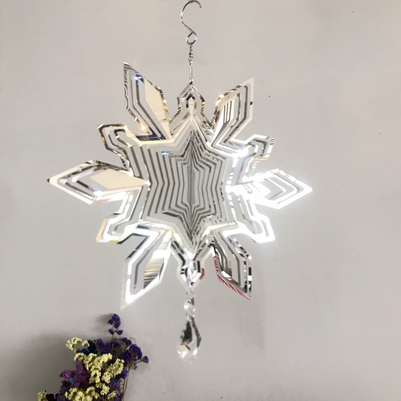 Stainless Steel Snowflake Ornament