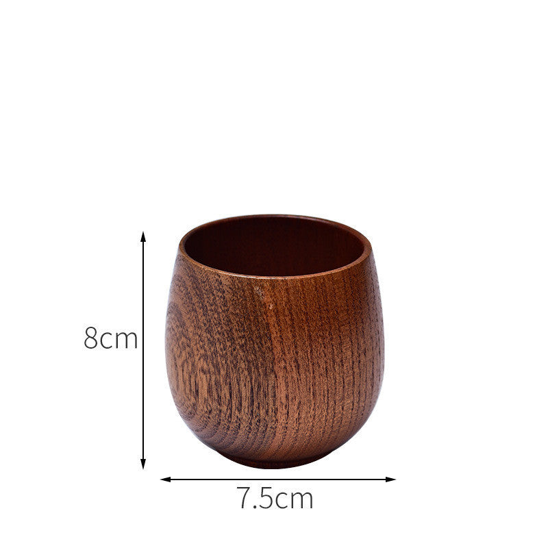 Anti-scald Wooden Tea Cups & Goblets
